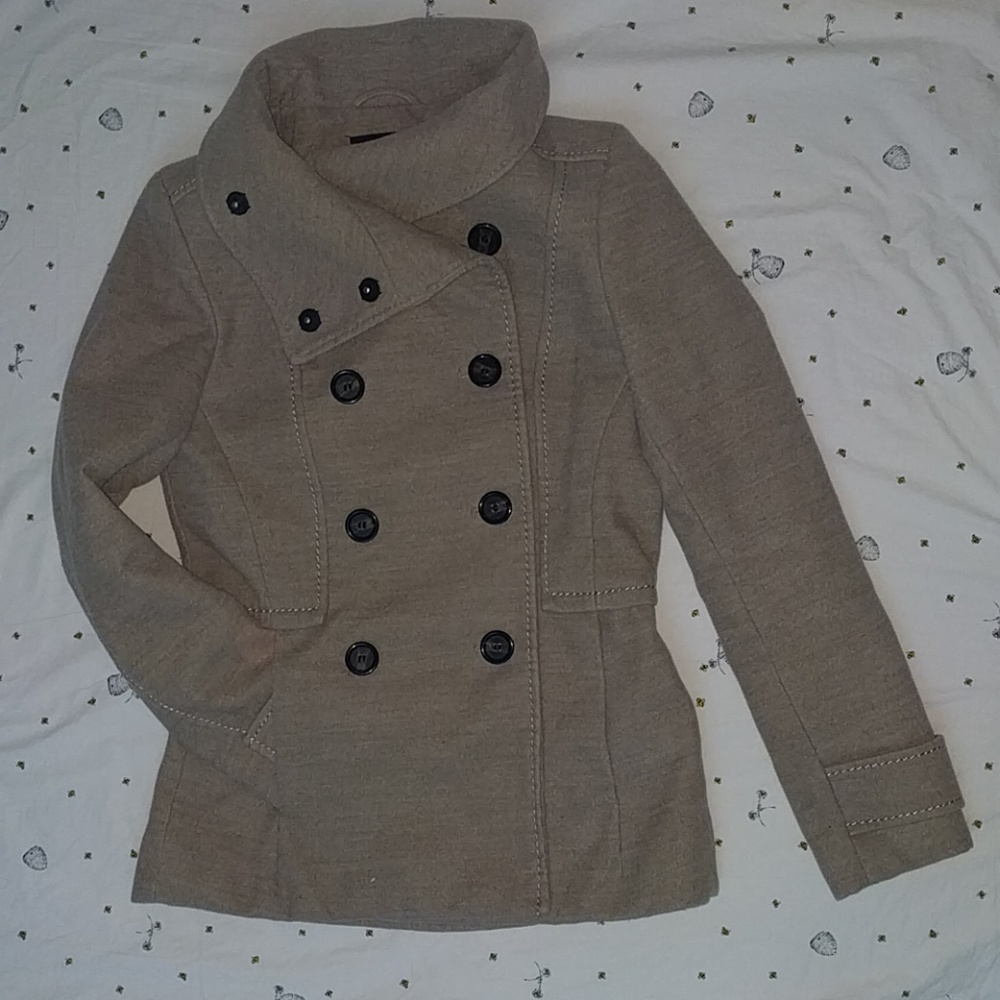 Beige Peacoat like NEW**